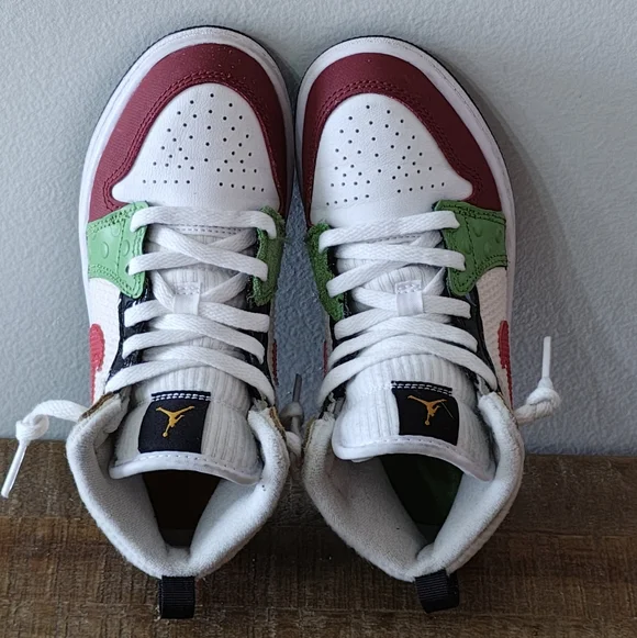 Jordan 1 Mid SE 'Messy Room' (PS) Child Size 12c - Picture 6 of 7